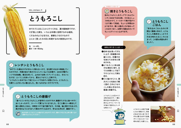 『ＪＡ全農広報部さんが集めたみんなのおいしい食べ方帖』紙面