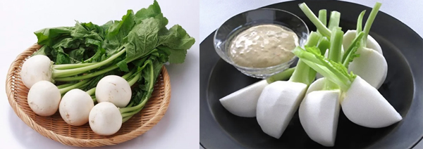 青森県産「葉つきこかぶ」ジューシーで生のままで食べられる