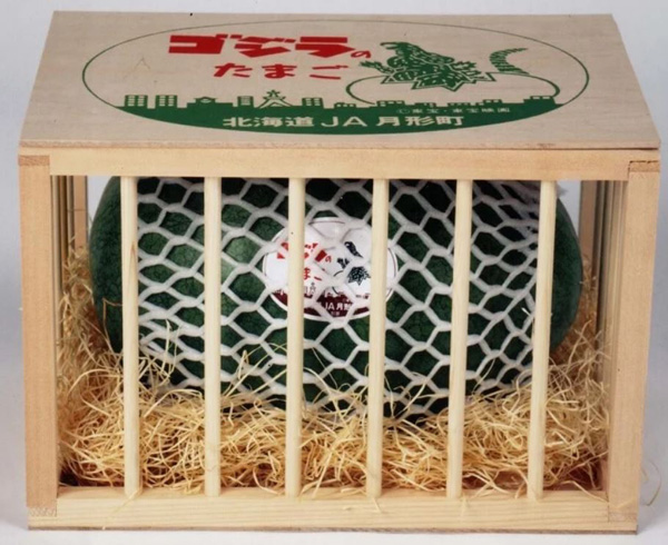 檻のような木箱に入った