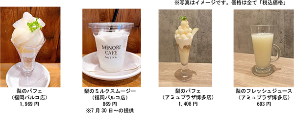 提供メニュー例