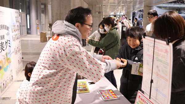 全農ブースでは豪華賞品が当たる抽選会を実施