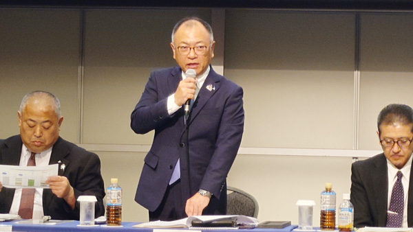 ＪＡ全農みやぎの都築祐一県本部長が開会あいさつ