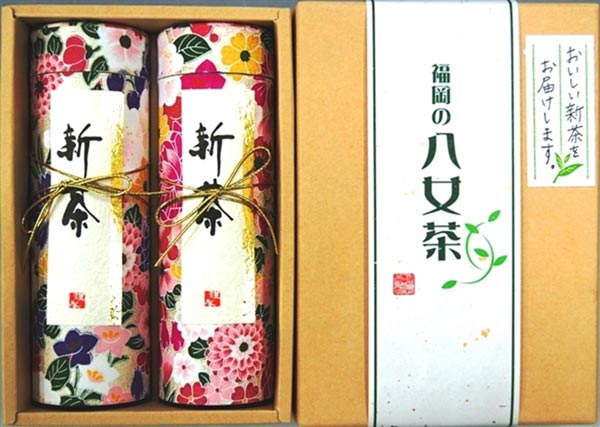 福岡県産八女茶新茶缶セット