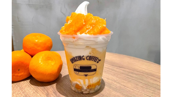 限定スイーツの「佐賀みかんスムージーパフェ」