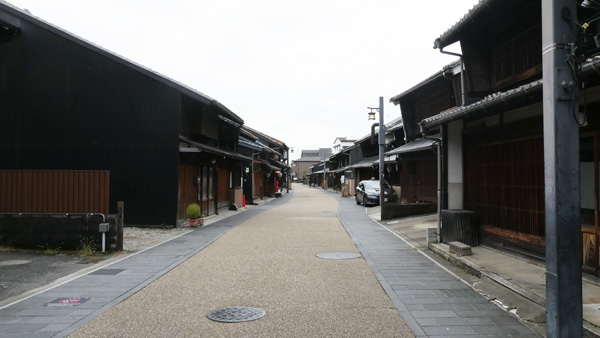 古い町並みが残る長良川流域