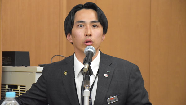 営農・技術センター資材研究室の倉田大輝氏