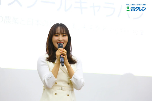 ドラマ撮影を通して感じたことを発信する菅井さん