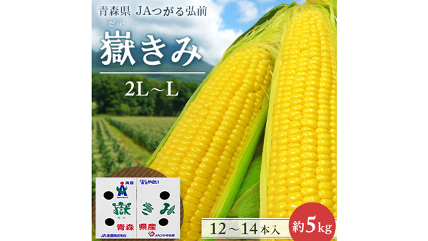 青森県産とうもろこし「嶽きみ」期間限定で販売中　ＪＡタウンs.jpg