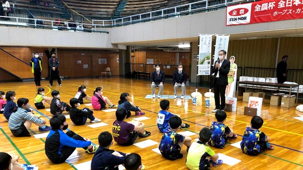 2021年の岐阜県予選で開会挨拶の様子