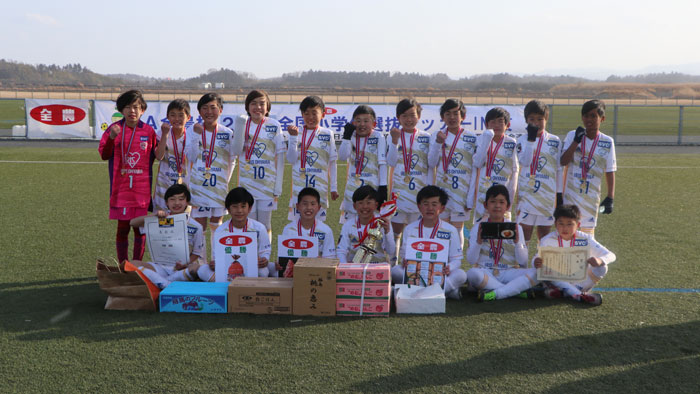 優勝したベガルタ仙台ジュニア