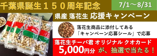 千葉県産落花生 応援キャンペーン「ＪＡ全農ちば 愛情いちばん館」で実施中　ＪＡタウン