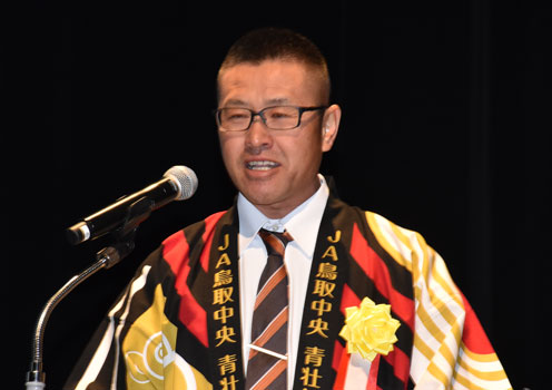 ＪＡ鳥取中央青壮年部　発表者・大田忠敏さん