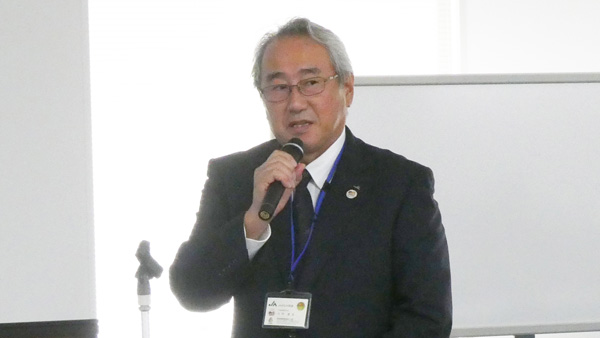 報告する大坪組合長