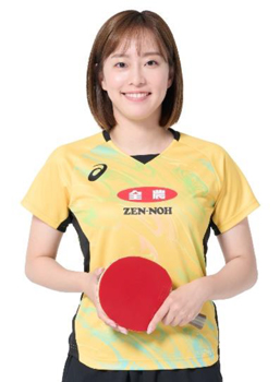 全農オフィシャルアンバサダーの石川佳純さん