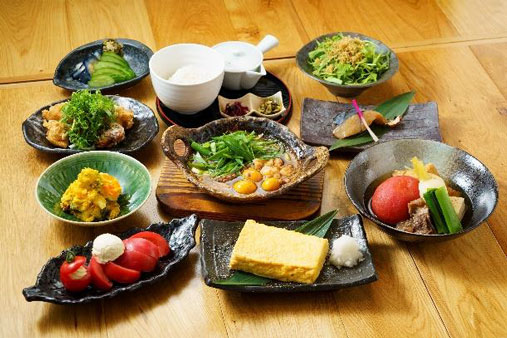 京都府産食材を使った「一品料理」