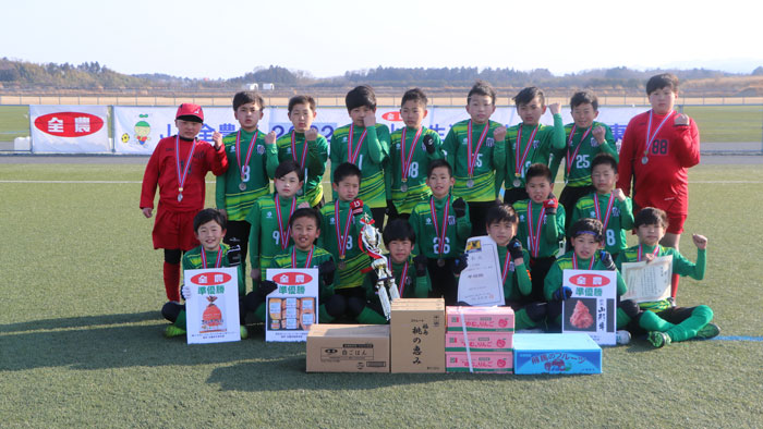 準優勝の会津サントスFCジュニア