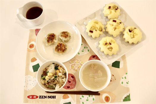 全農グループ各社の国産農畜産物で作った4品