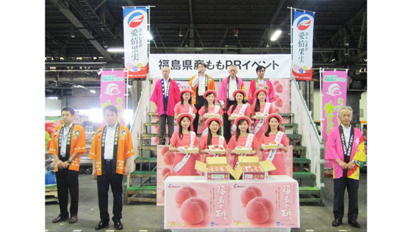 セリ台ＰＲの様子