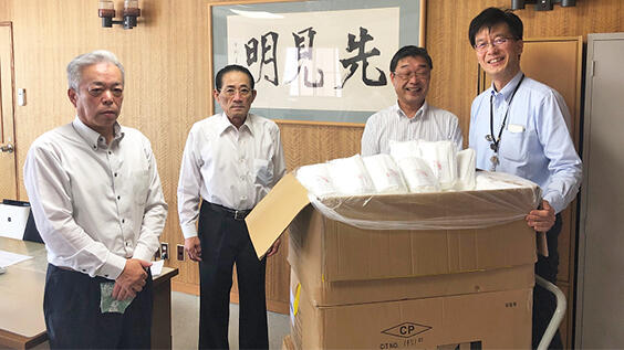 青果物本格出荷へ各ＪＡにマスク提供－ＪＡ全農鳥取県本部
