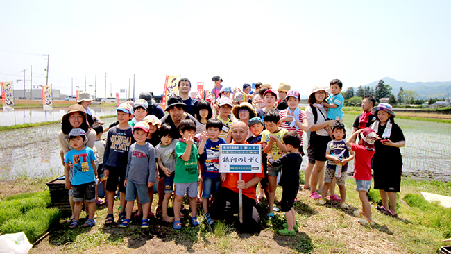 体験農園でのイベント風景