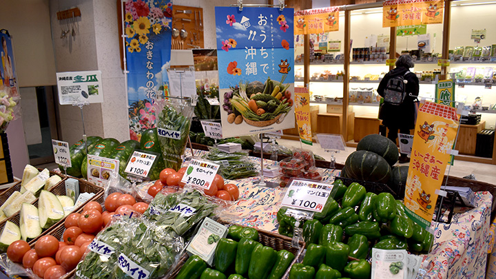 産地直送の農産物