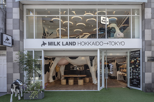 北海道産牛乳・乳製品のアンテナショップ「MILKLAND HOKKAIDO → TOKYO」