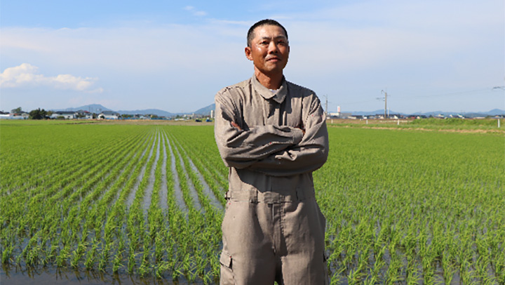 あきたこまち生産者の菊地さん