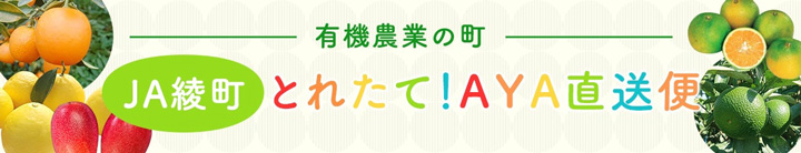 ＪＡタウンに新ショップ「ＪＡ綾町　とれたて！AYA直送便」がオープン　ＪＡ全農