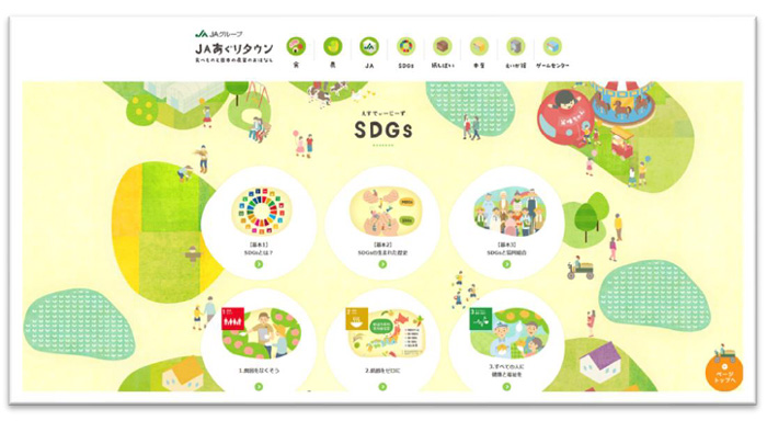 SDGs×食農教育食と農に関する学習支援サイト「ＪＡあぐりタウン」公開