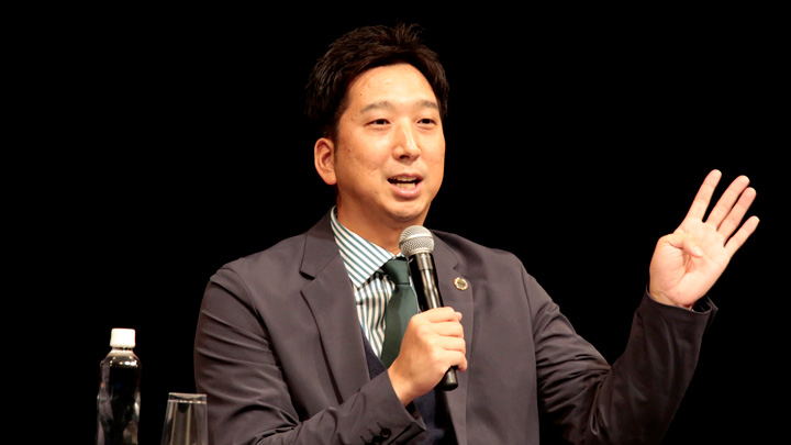 プロ野球人生におけるお米の大切さを語る藤川氏