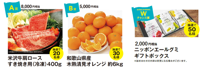 米沢牛や清見オレンジが当たる！プレゼントキャンペーン