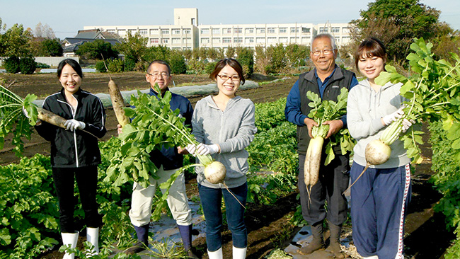 病院給食へ食材を供給する生産者のみなさん