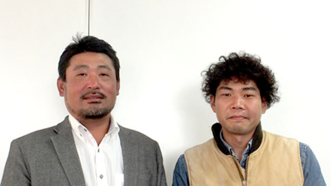 竹田尋平さん（左）山田慧さん（右）
