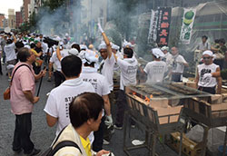 旬のサンマに「スダチ」　目黒さんま祭りでスダチをPR JA全農とくしま