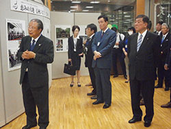 自民党ジビエ議連会長の石破茂氏と事務局長の小里泰宏氏も視察に訪れた。