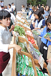 東北直送の野菜が人気