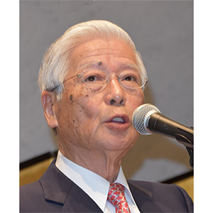 新年の決意を述べる長澤豊ＪＡ全農会長