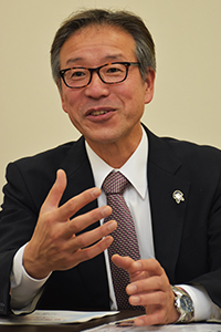 海野文貴組合長