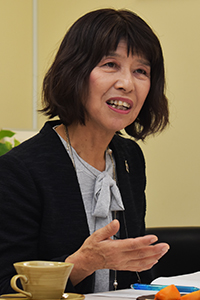 ＪＡはだの女性部部長　熊澤淳子さん