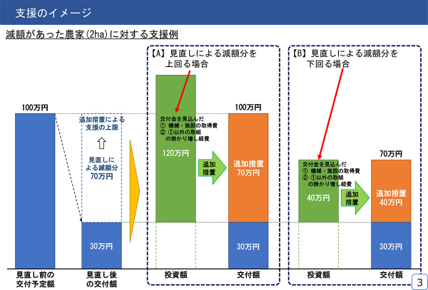 次期作支援の追加措置