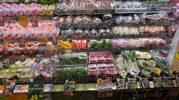日本産青果物を販売するクアラルンプールの日系小売店