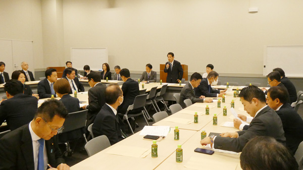 超党派「農業の未来を創造する議員連盟」総会の様子