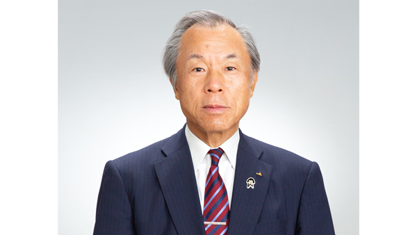 旭日小綬章を受章した西沢耕一氏（元石川県農業協同組合中央会　代表理事会長）