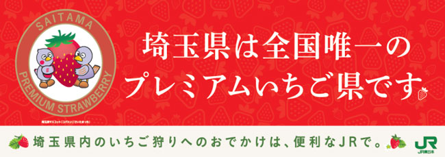「プレミアムいちご県」2年連続で認定　JR浦和駅で認定セレモニー開催　埼玉県
