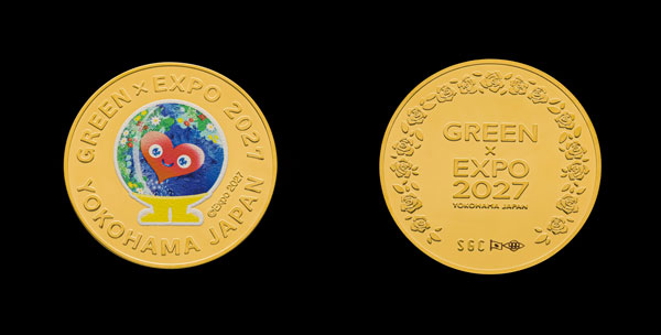 純金製メダル「EXPO2027 トゥンクトゥンク メダル K24 15g」
