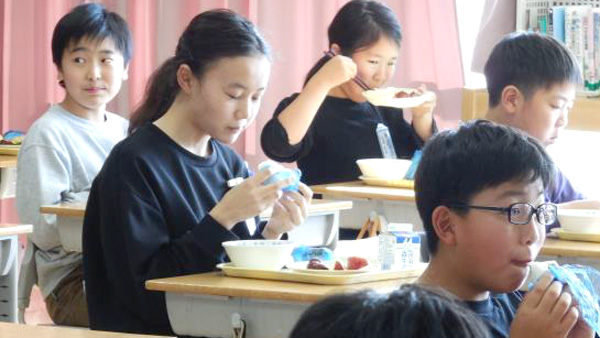 学校給食への有機米の提供