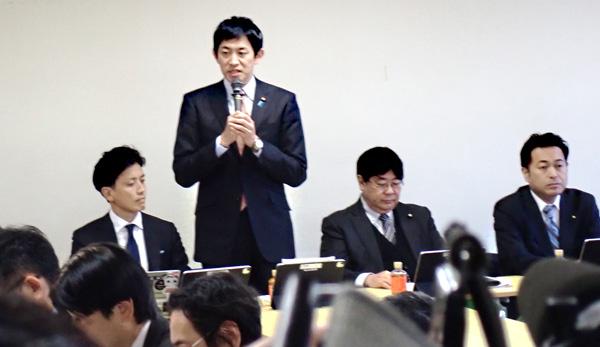 「メガソーラー支援は役割を終えた」と語る小林鷹之・自民党政調会長