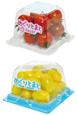 豊橋産めぐりとまとの「Azuki」と「Plum Lemon」