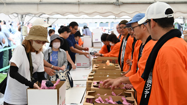生産者によるぶどう販売