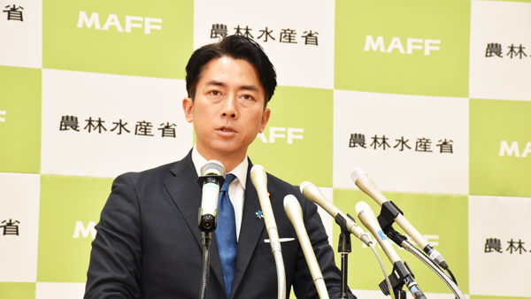 米の問題に全力　消費者目線の農政を強調　小泉新農相
